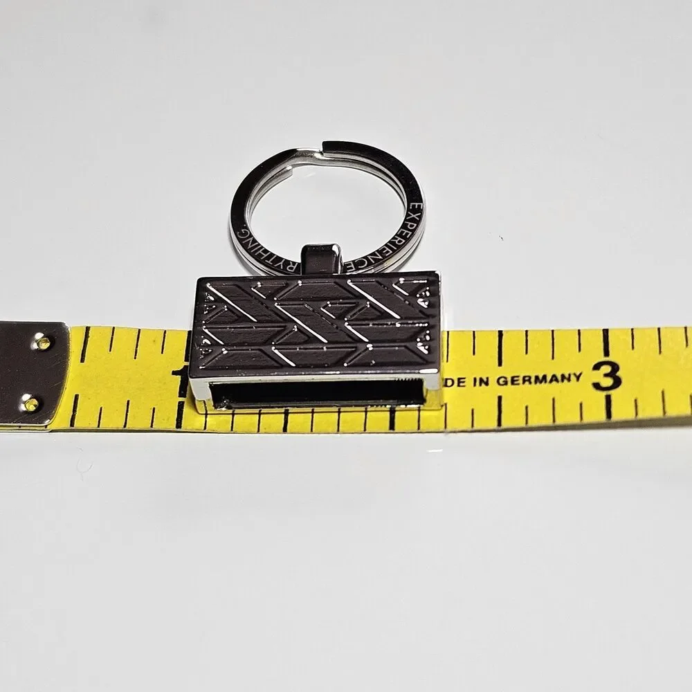 ZOX 'Experience Everything' Single Keychain Chrome metal VOX